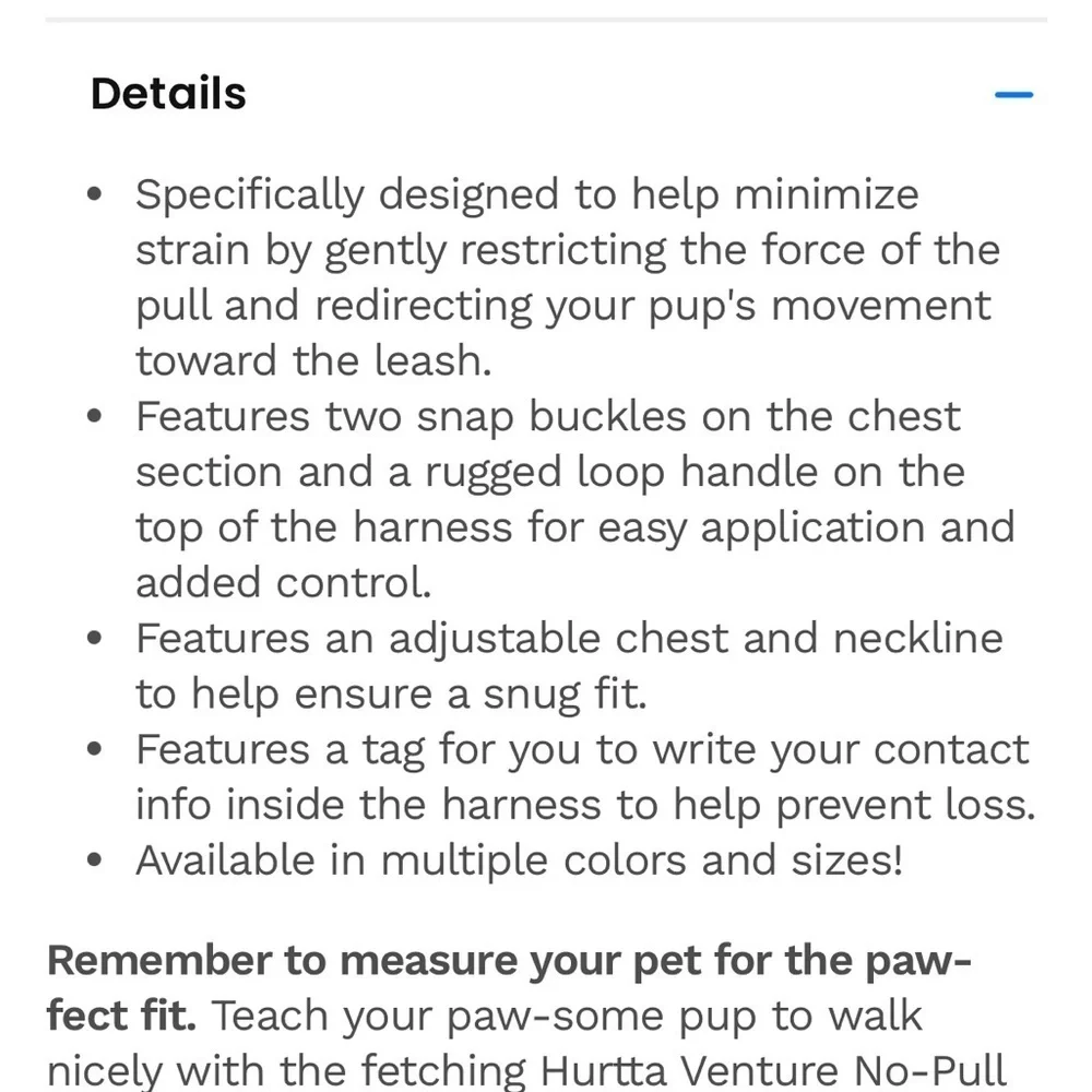 Gray Dog Harness